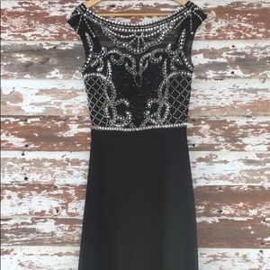 Prom Dress black with detail